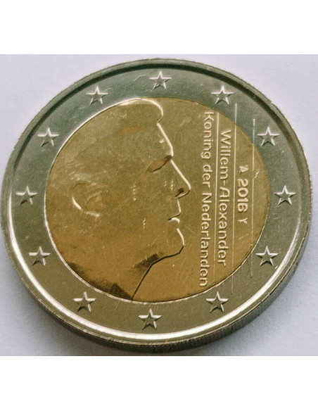 Awers monety Holandia 2 Euro 2016