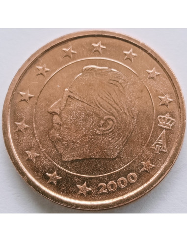 Awers monety Belgia 2 Euro Cent 2000 Albert II
