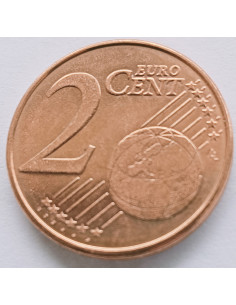 Awers monety Belgia 2 Euro Cent 2000 Albert II 2