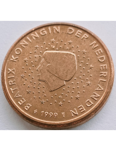 Awers monety Holandia 1 Euro Cent 1999