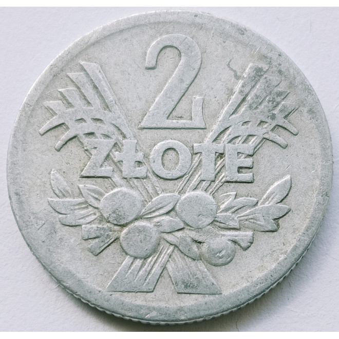 Rewers monety 2 Złote1958