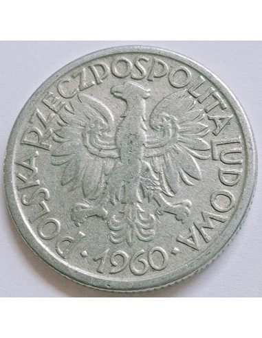 Awers monety 2 Złote 1960