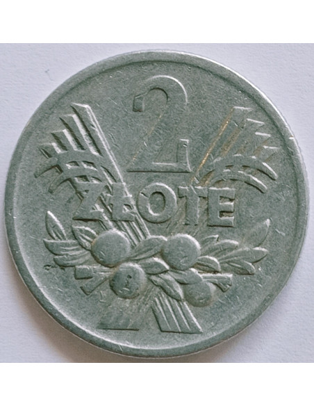 Rewers monety 2 Złote 1960