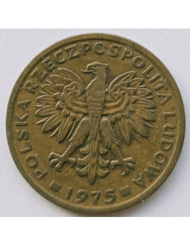 Awers monety 2 Złote 1975