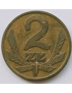 Awers monety 2 Złote 1975 2