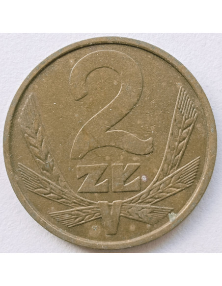 Rewers monety 2 Złote 1979