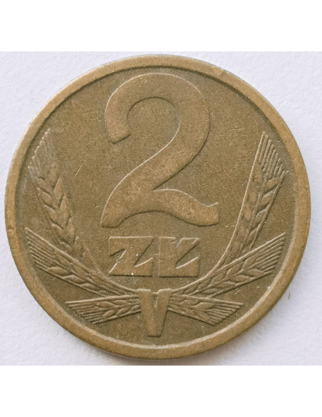 Rewers monety 2 Złote 1980