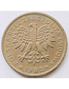 Awers monety 2 Złote 1983