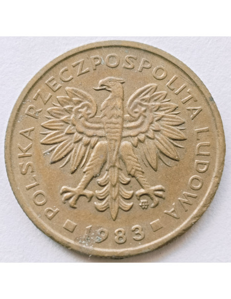 Awers monety 2 Złote 1983