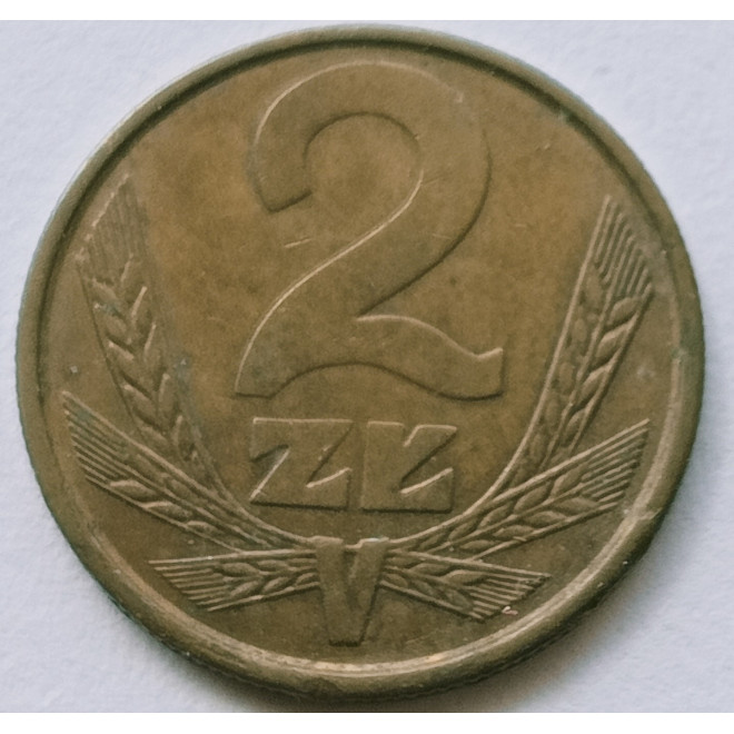 Rewers monety 2 Złote 1983