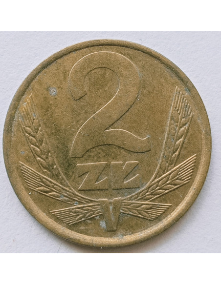 Rewers monety 2 Złote 1981