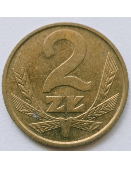 Rewers monety 2 Złote 1985