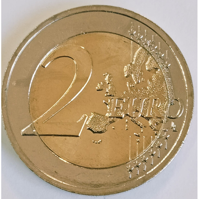 Rewers monety Estonia 2 euro 2022 35 lat programu Erasmus