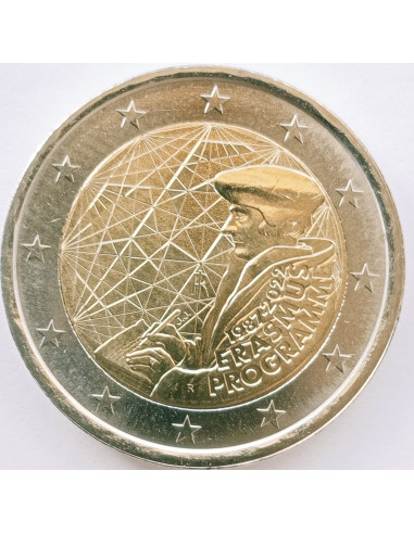Awers monety 2 euro 2022 35 lat programu Erasmus