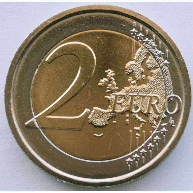 Rewers monety Łotwa 2 euro 2022 Znajomość finansów