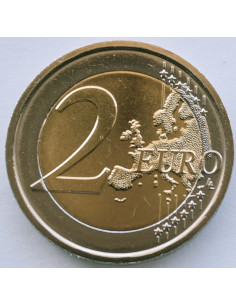 Awers monety Portugalia 2 euro 2022 Setna rocznica pierwszego przelotu samolotem nad południowym Atlantykiem 2