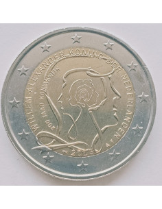 Awers monety Holandia 2 euro 2013 200lecie Królestwa Niderlandów