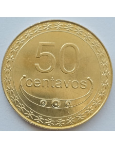 Awers monety Timor Wschodni 50 Centavo 2004 2