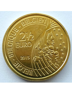 Awers monety Belgia 25 euro 2015 200. rocznica bitwy pod Waterloo 2