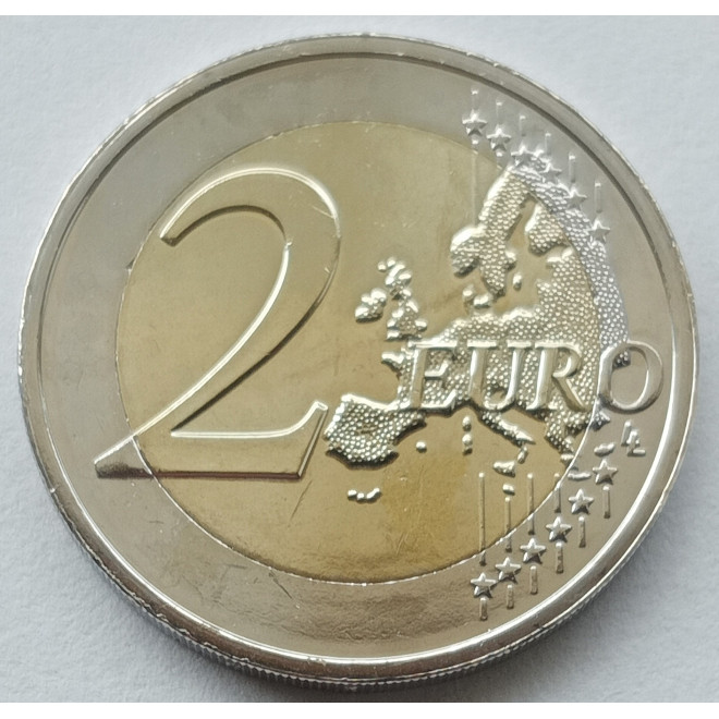 Rewers monety Belgia 2 euro 2024 Belgijska prezydencja w Radzie UE