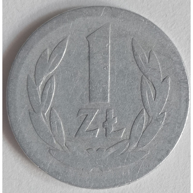 Rewers monety 1 Złoty 1949