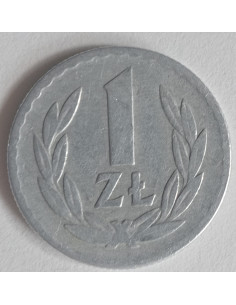 Awers monety 1 Złoty 1966 2
