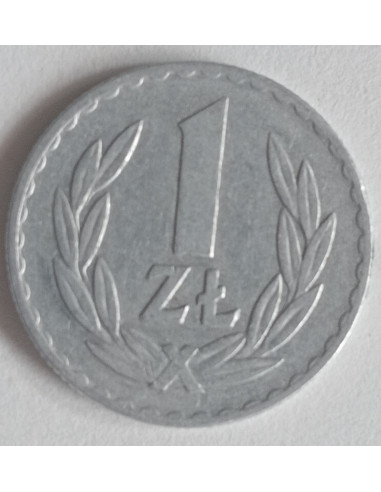 Awers monety 1 Złoty 1970