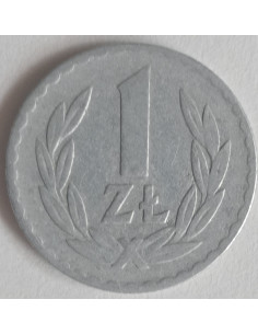 Awers monety 1 Złoty 1971 2