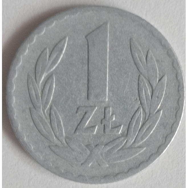 Rewers monety 1 Złoty 1971