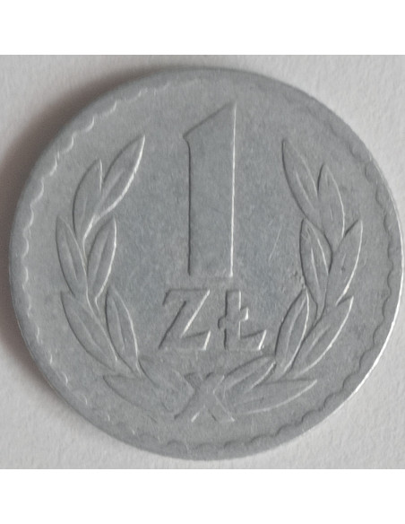 Rewers monety 1 Złoty 1971