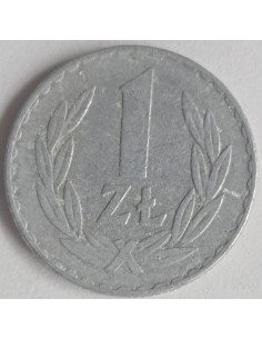 Awers monety 1 Złoty 1972 2