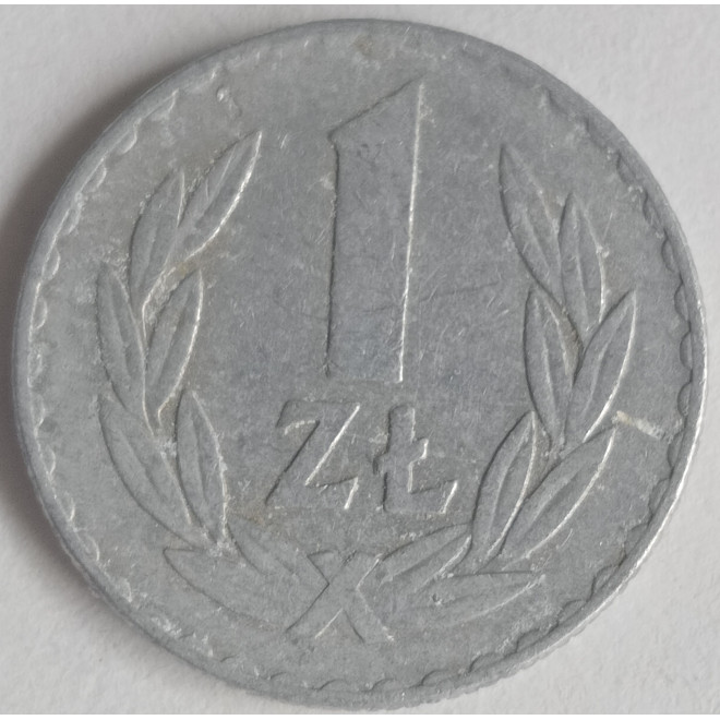 Rewers monety 1 Złoty 1972