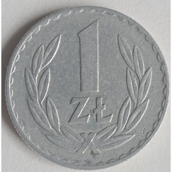 Rewers monety 1 Złoty 1973