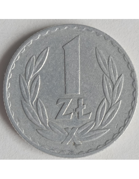 Rewers monety 1 Złoty 1973