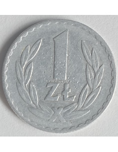 Awers monety 1 Złoty 1974 2