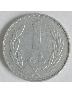 Awers monety 1 Złoty 1981 2