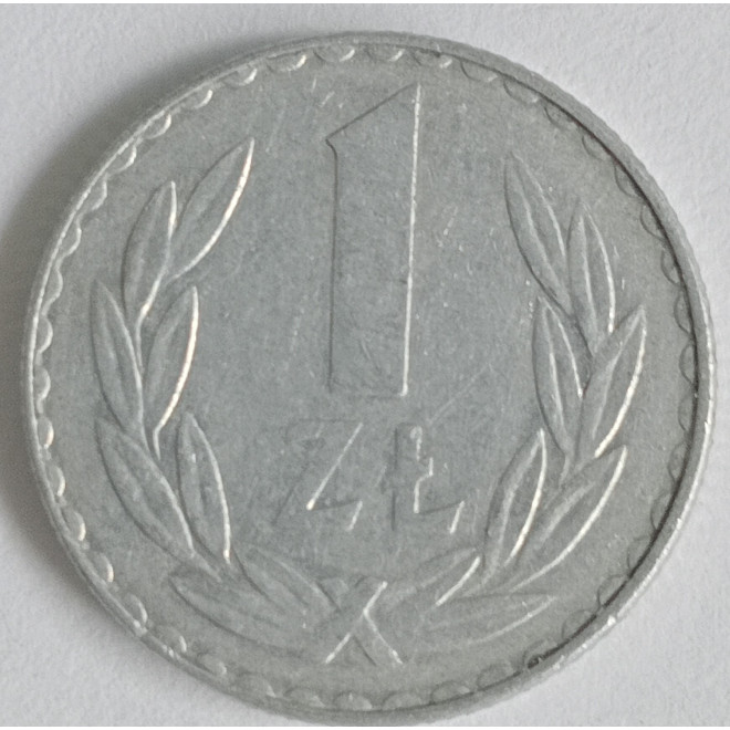 Rewers monety 1 Złoty 1981