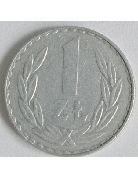 Rewers monety 1 Złoty 1981