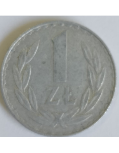 Awers monety 1 Złoty 1980