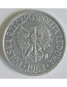Awers monety 5 Grosz 1962 2