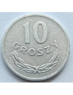 Awers monety 10 Groszy 1970 2