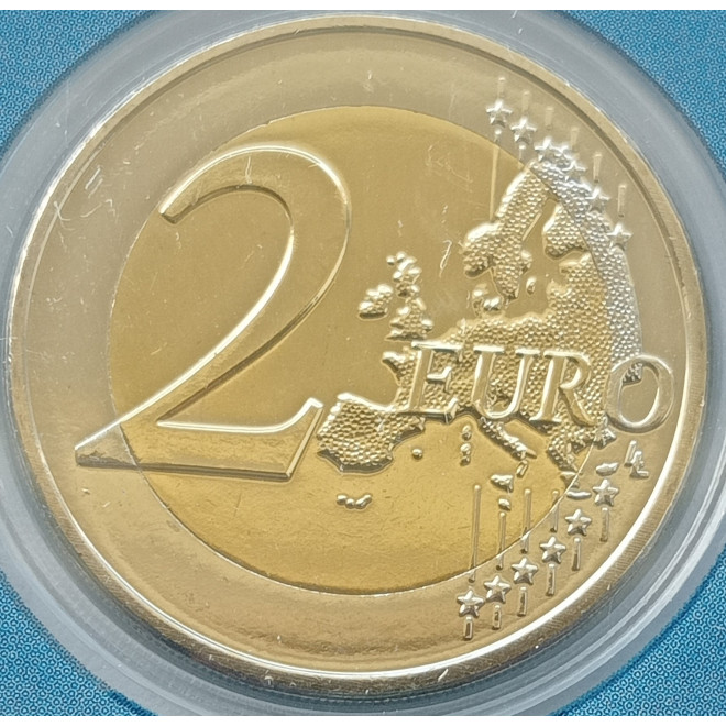 Rewers monety Malta 2 euro 2022 Rezolucja Rady Bezpieczeństwa ONZ nr 1325 w sprawie kobiet pokoju i bezpieczeństwa