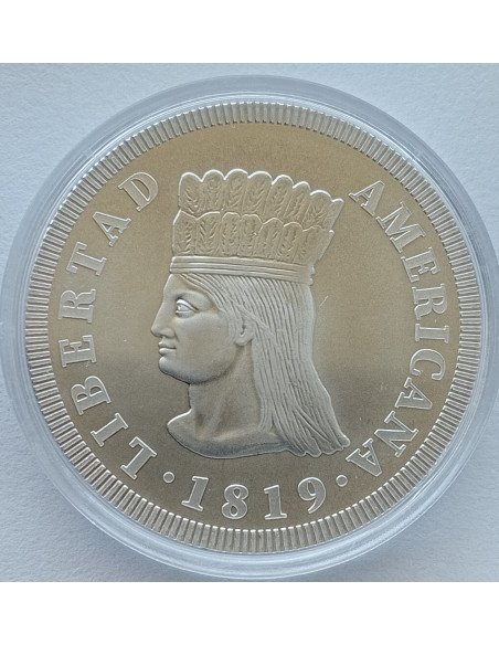 Rewers monety Kolumbia 10 000 Peso 2019 200lecie niepodległości