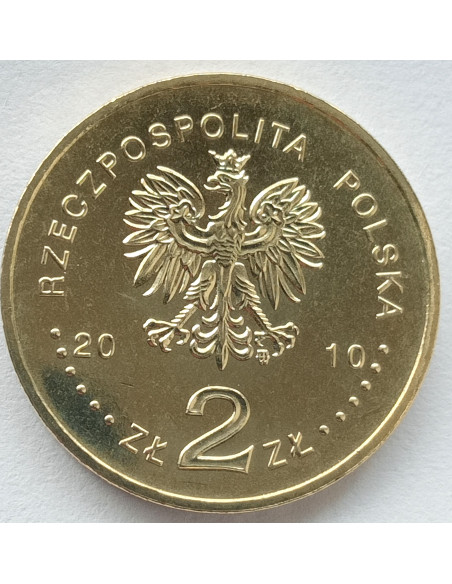 Rewers monety 2 zł 2010 70. rocznica zbrodni katyńskiej