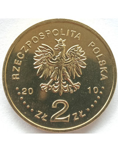 Awers monety 2 zł 2010 Historia jazdy polskiej – Szwoleżer Gwardii Cesarza Napoleona I 2