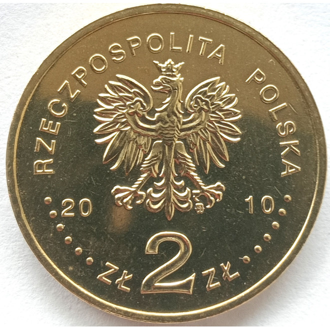 Rewers monety 2 zł 2010 Historia jazdy polskiej – Szwoleżer Gwardii Cesarza Napoleona I