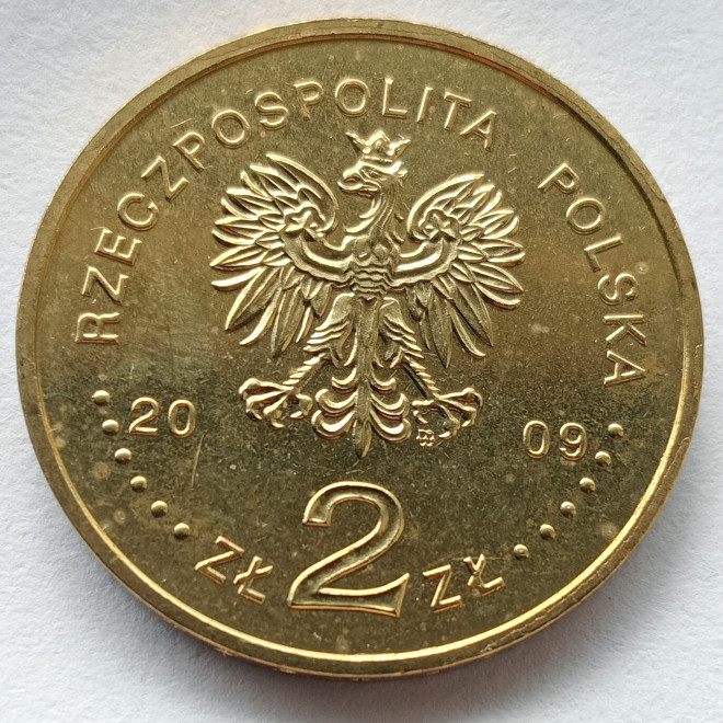 Rewers monety 2 zł 2009 Historia Jazdy Polskiej: Husarz XVII wiek