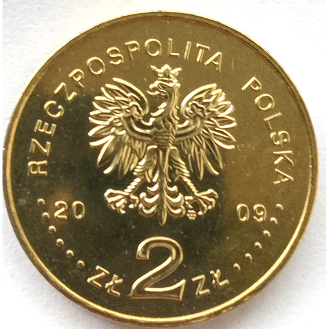 Rewers monety 2 zł 2009 Polska droga do wolności: Wybory 4 czerwca 1989 r.