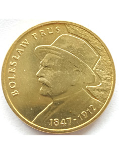Awers monety 2 zł 2012 Bolesław Prus