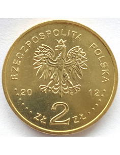 Awers monety 2 zł 2012 Bolesław Prus 2